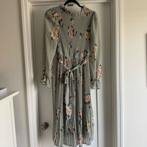 Floral Long Sleeve Dress